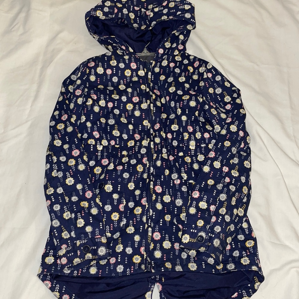 Lined Jacket Gymboree Girls 10-12 Flower Floral Spring Fall Coat Kids